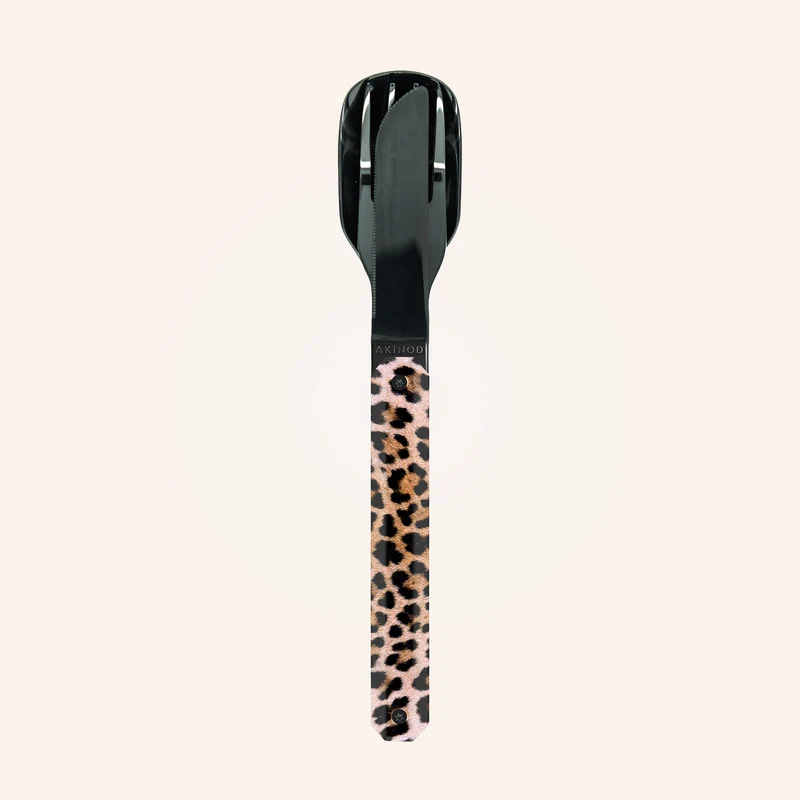 COUVERTS 12H34 - LEOPARD