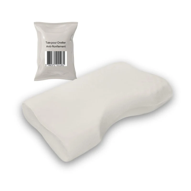 Taie d’oreiller pour oreiller anti-ronflement | BLANC