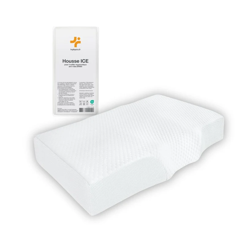 Housse ICE Compatible avec l'Oreiller Anti-Rides | ERGO