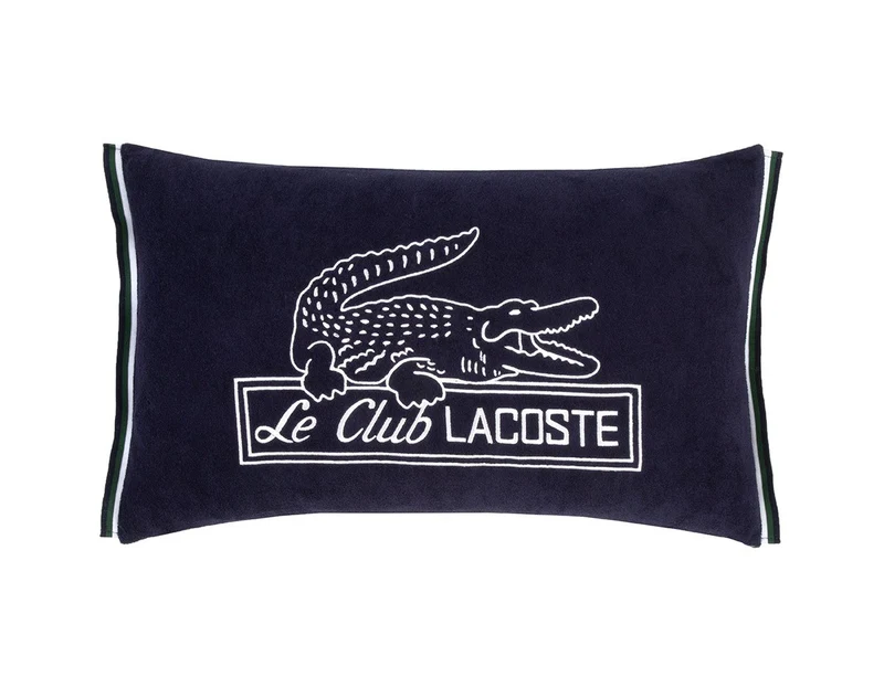 Housse de coussin Jersey éponge - L LE CLUB Marine