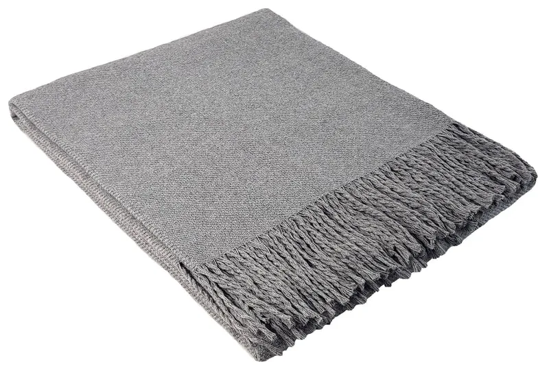 Plaid en coton Ayous Ayous Gris foncé / 130X170 déclassé - MS313
