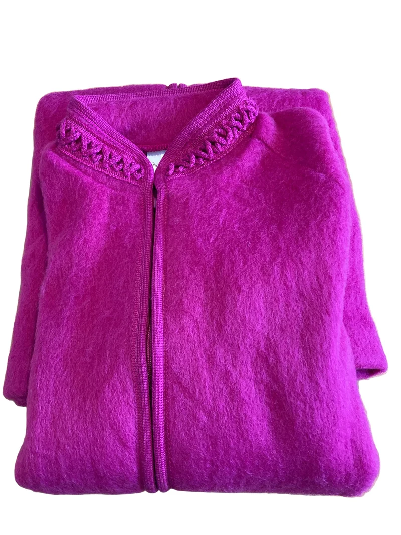Robe de chambre hôtesse zippée Framboise (10/26) / M déclassé - MS300