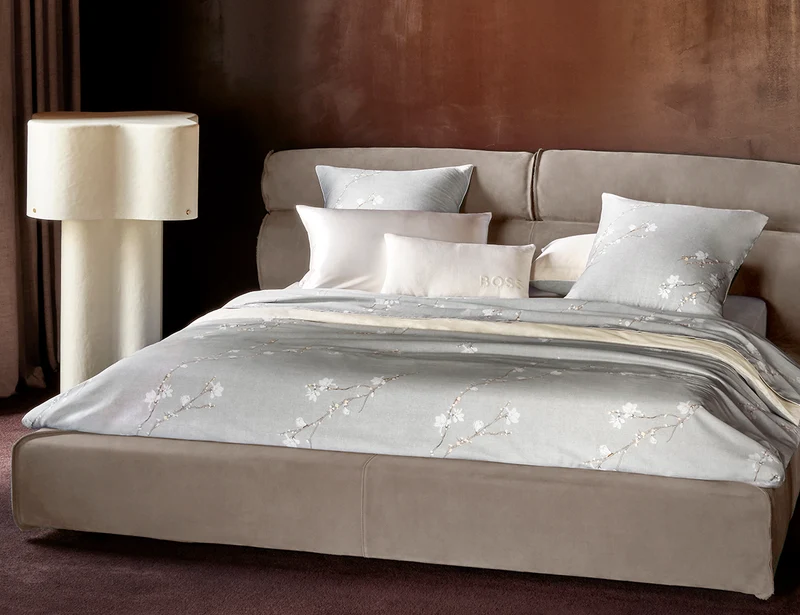 ALMOND FLOWERS - Satin de coton