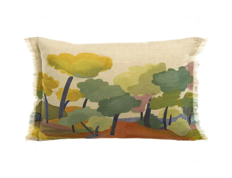 Coussin Coton Lin - ZEFF MELIO Multico