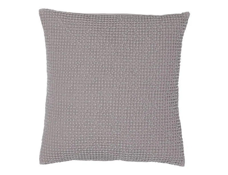 Coussin Nid d'abeille coton recyclé - MAIA Orage