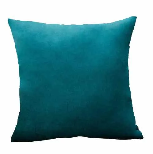 Housse de coussin 40x40 Velours Vert canard