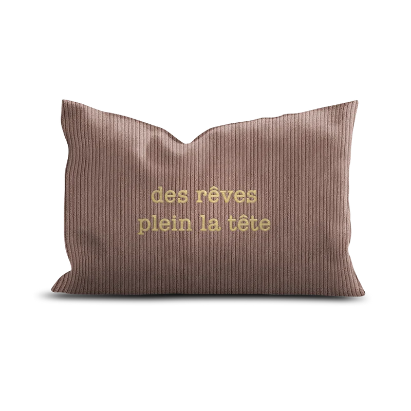 COUSSIN VELOURS COTELE REVES - 4OX60CM