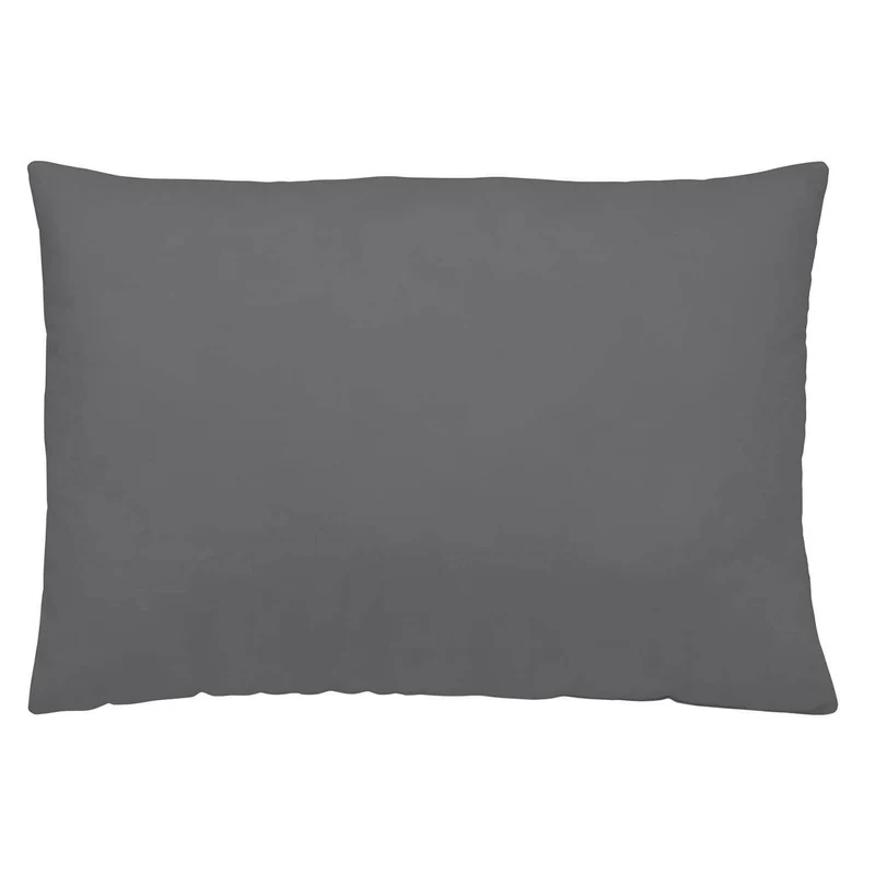 FUNDA DE ALMOHADA 100% ALGODÓN GRIS