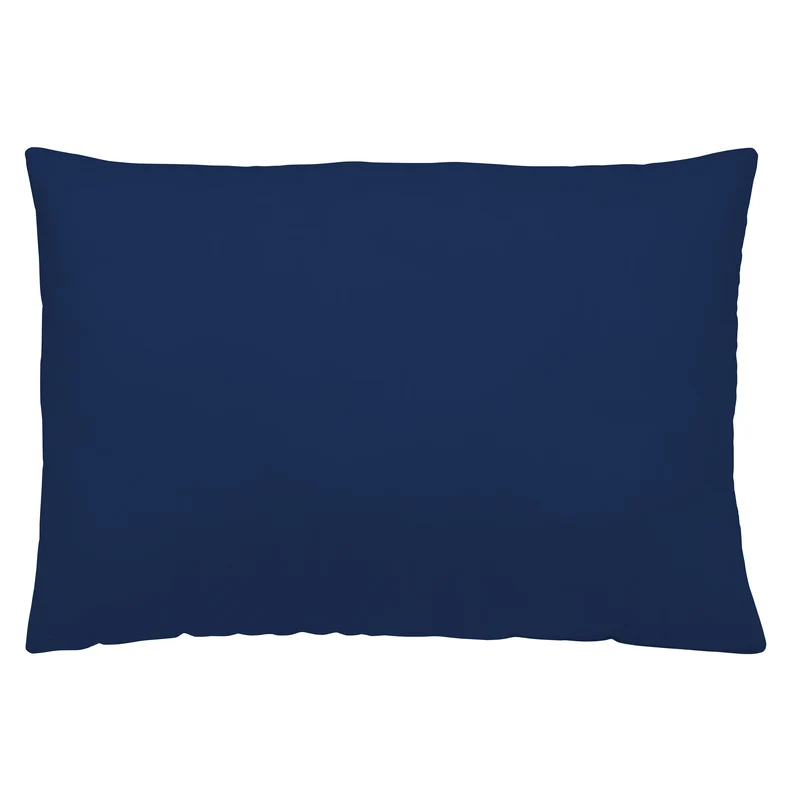 FUNDA DE ALMOHADA 100% ALGODÓN AZUL