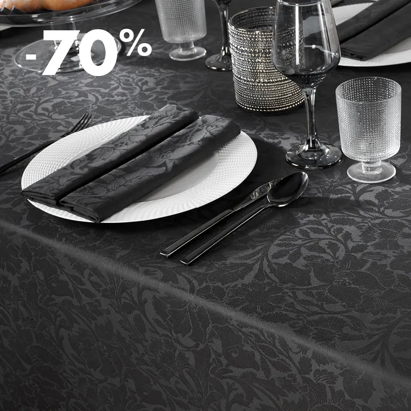 Elégance à table - Gris foncé