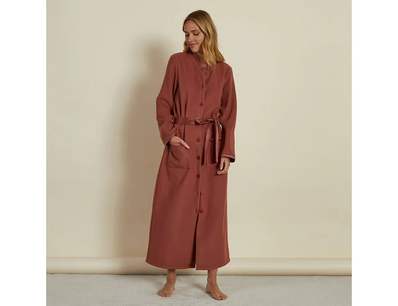 Robe de chambre Softy terre de sienne