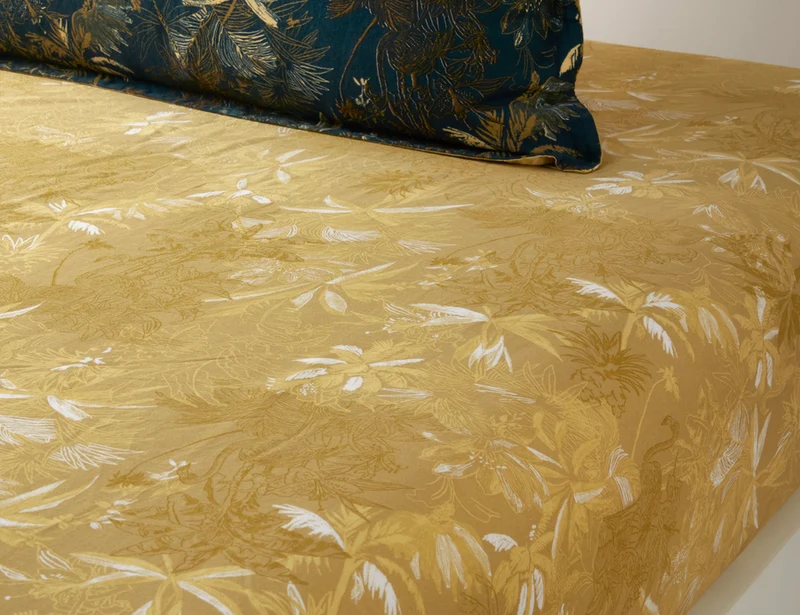 Drap housse Satin de coton lavé - PARADISIO