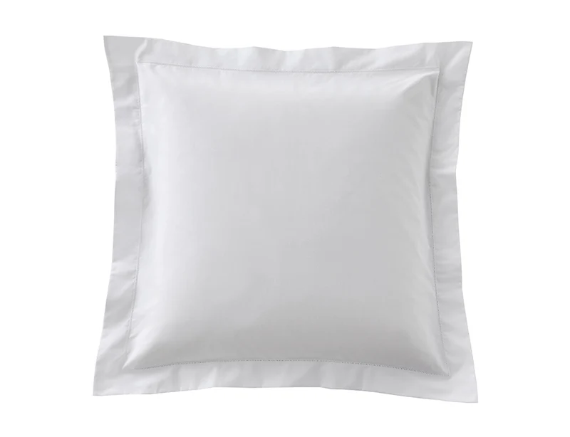 Taie d'oreiller Percale de coton - MARQUISE Blanc