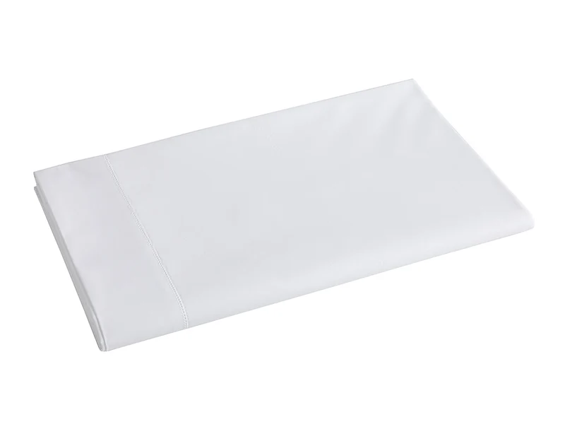 Drap plat Percale de coton - MARQUISE Blanc