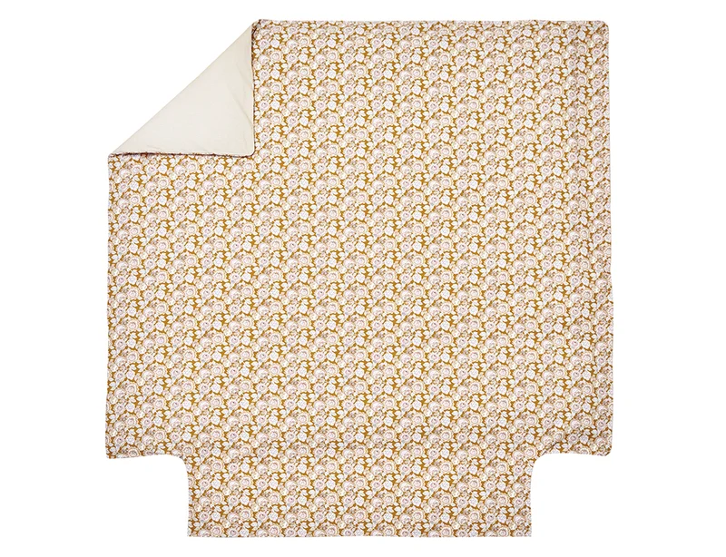 Housse de couette Percale de coton - INDIENNES Ocre