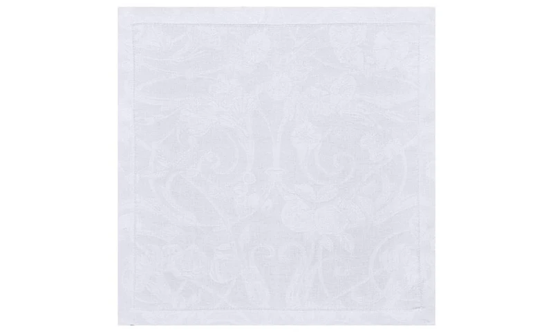 Serviette de table 100% Lin - TIVOLI Blanc