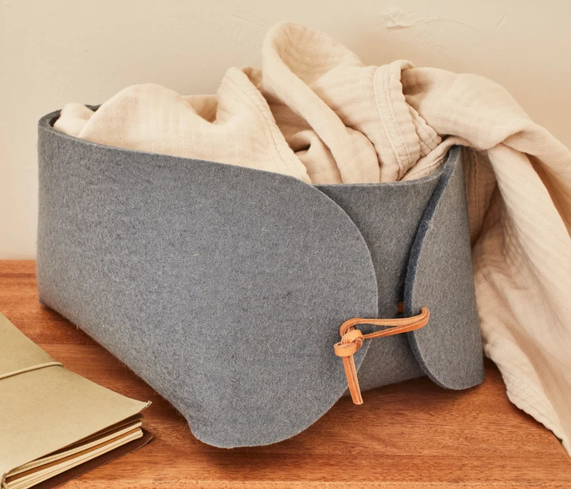 Panier en laine