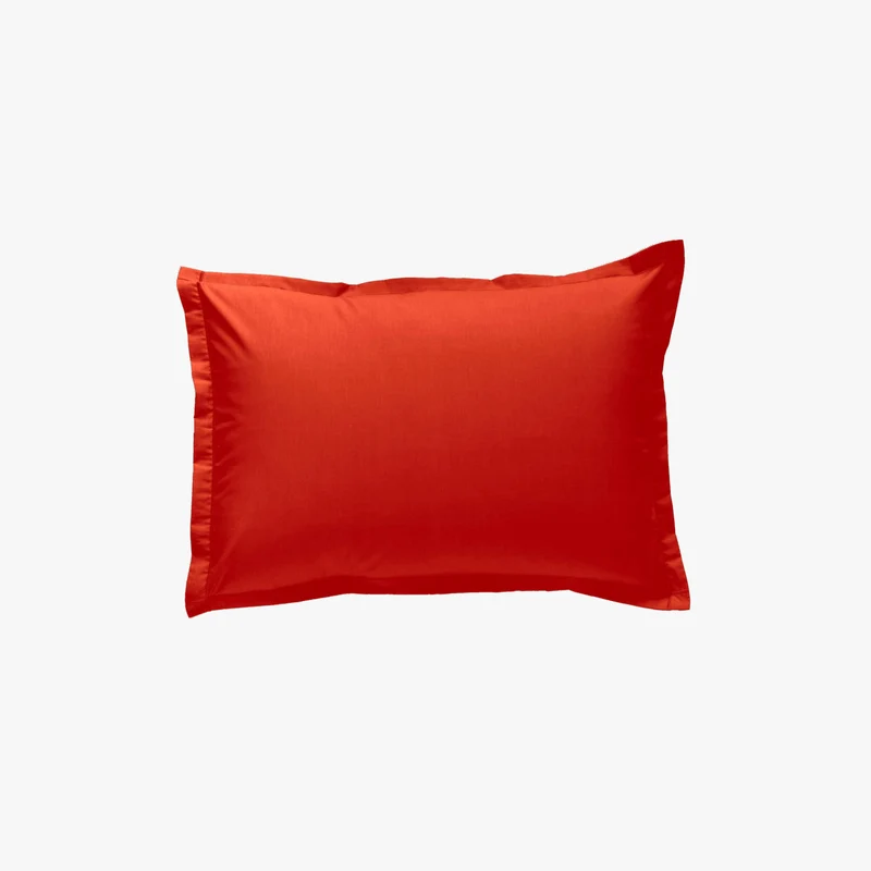 Taie d'oreiller percale 80 fils argile