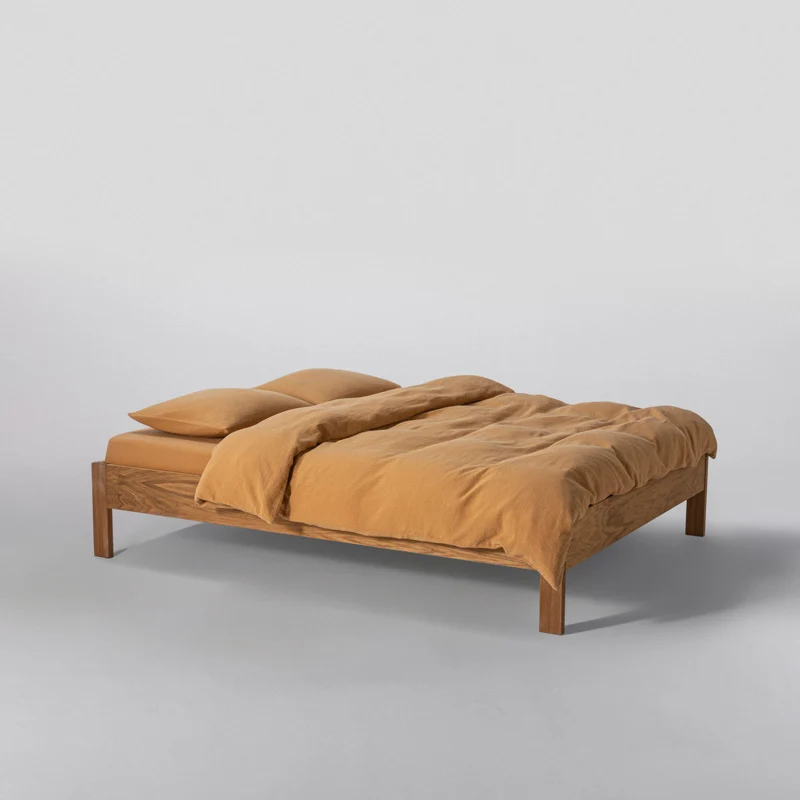 Housse de couette en gaze de coton 185g/m² • Miel