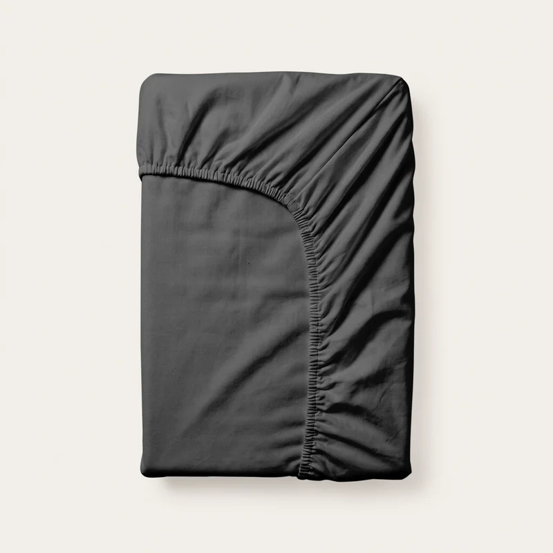 Hoeslaken | Split Topper | Anthracite | Katoen dubbel jersey