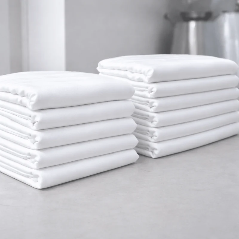 Lot de 12 Housses de Couette Unies - Gamme Seconde Vie