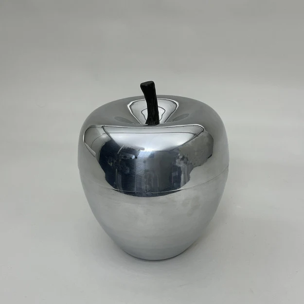 POMME Seau à glace Large - Argent