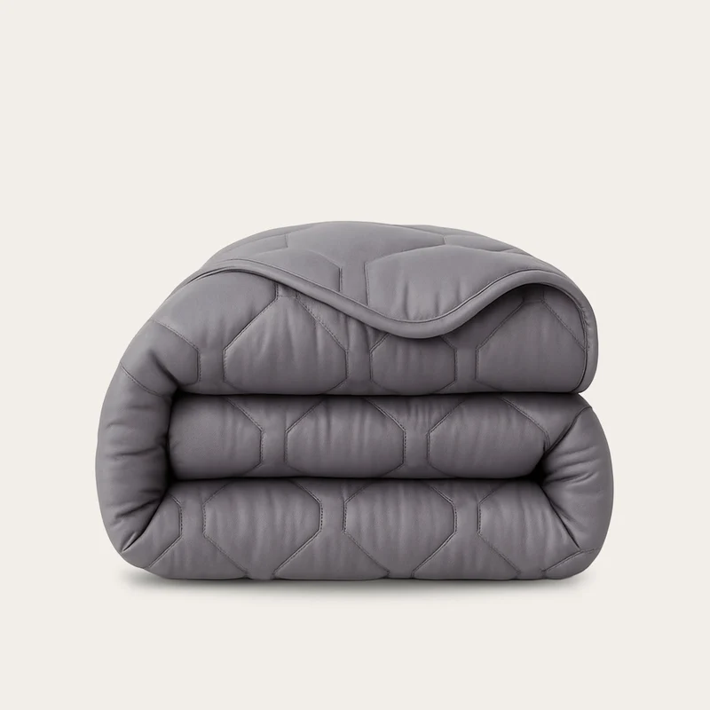 Wasbaar All Season Dekbed | Glossy | Grey