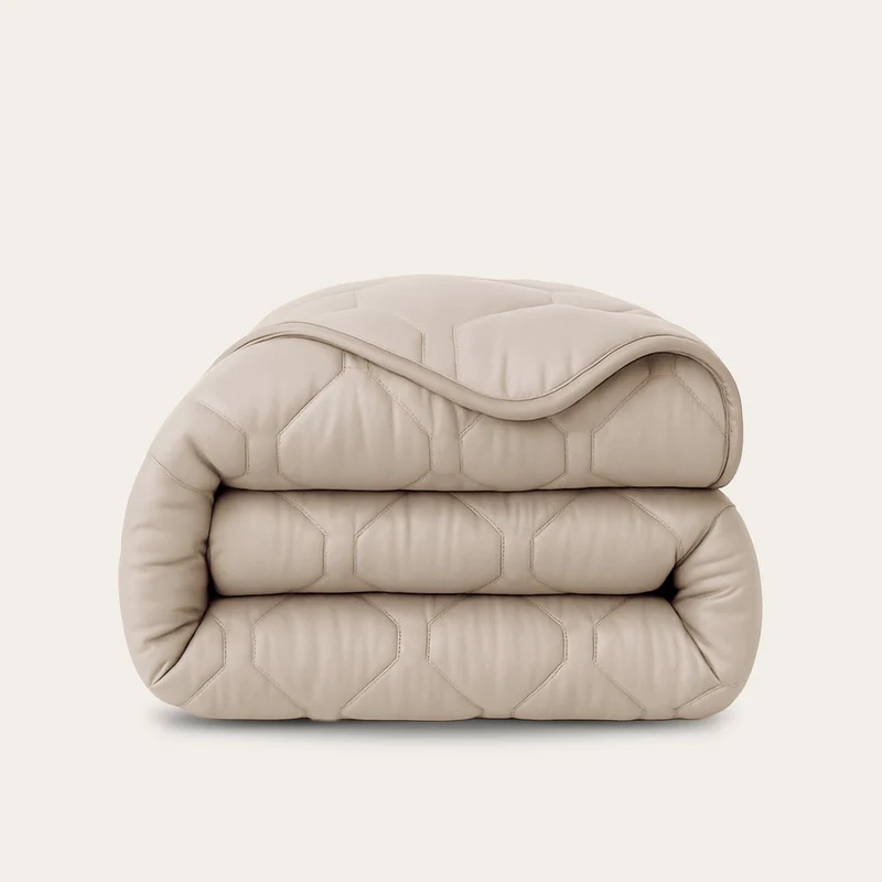 Wasbaar All Season Dekbed | Glossy | Taupe