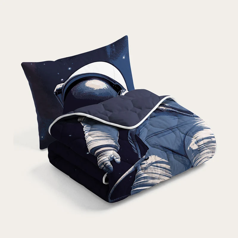Wasbaar Kids All Season Dekbed | Astronaut | Met Kussensloop