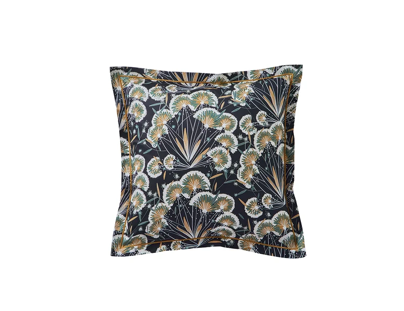 Taie d'oreiller Satin de coton - FLOREA Ambre