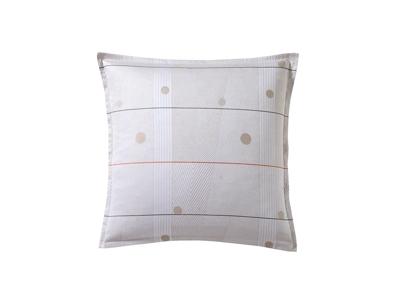 Taie d'oreiller Satin Jacquard - REGATES Chanvre