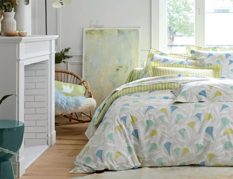 NOUKKU FLORE Tilleul - Percale de coton