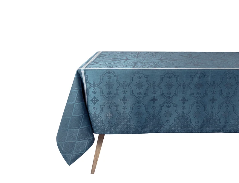 Nappe 100% Lin - ARMOIRIES Céruléen
