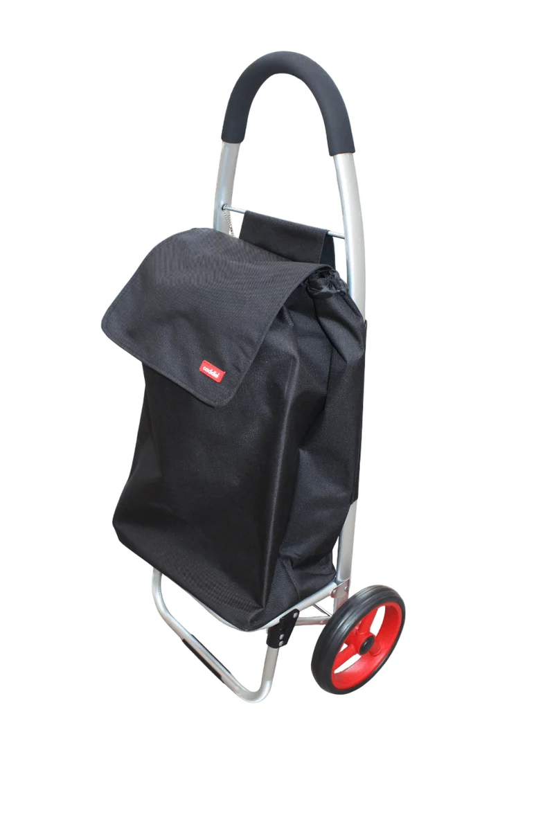 GRAND Chariot de courses CADDIE en ALUMINIUM - Grandes roues - Maniable & Pliable - TOUT TERRAIN SOLIDE