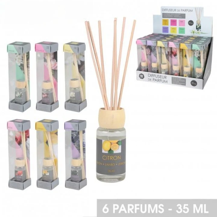 DIFFUSEUR DE PARFUM 35ML - 6 PARFUMS AU CHOIX