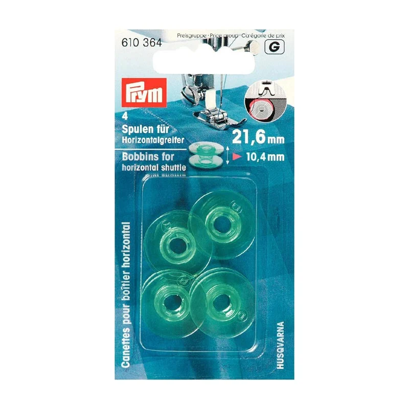 Canettes pour machine à coudre HUSQVARNA/PFAFF Ø 21,6mm
