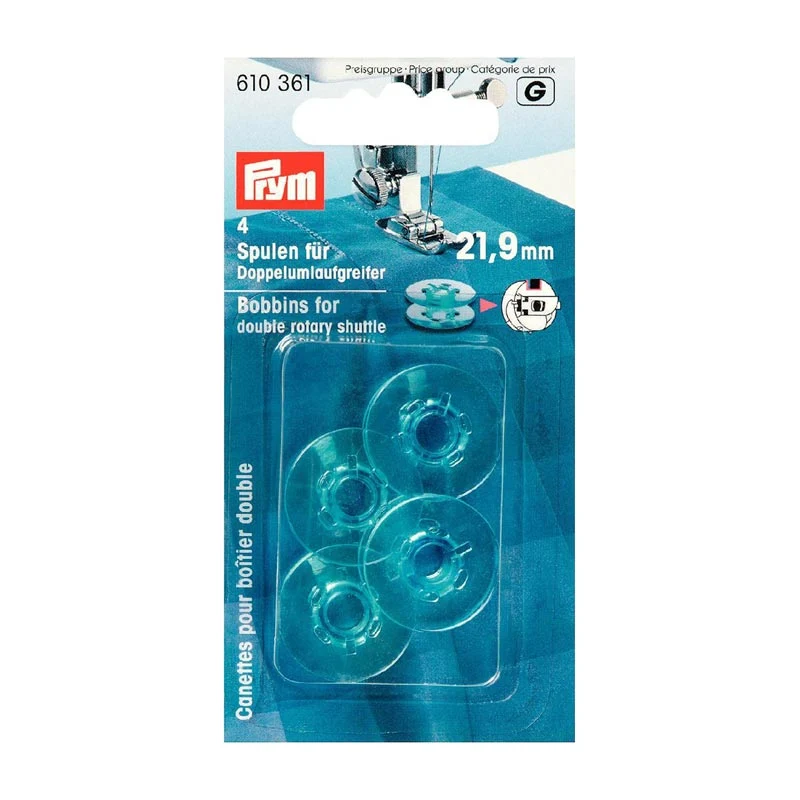 Canettes pour machine à coudre PFAFF/MEISTER Ø 21,9mm