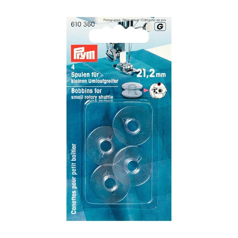 Canettes pour machine à coudre SINGER/DÜRRKOPP Ø 21,2mm