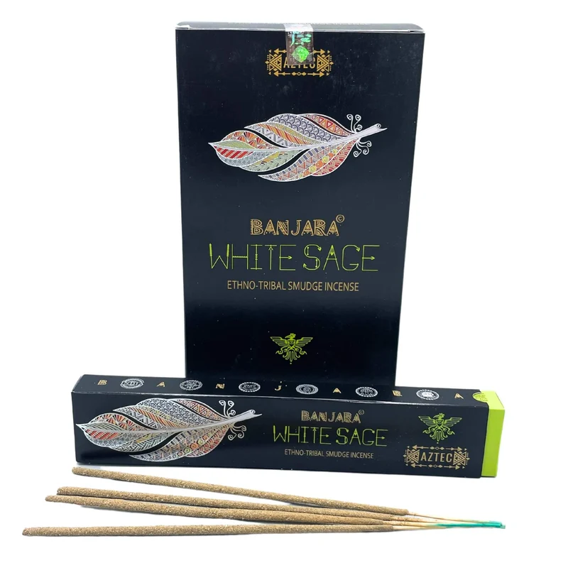 10 Encens Tribal de Banjara - Sauge Blanche