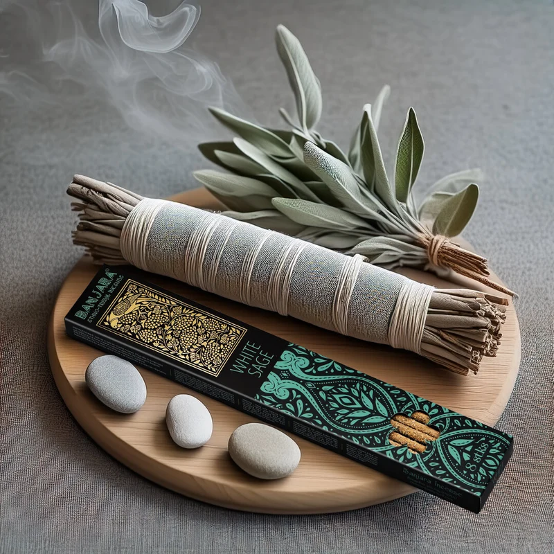 8 Encens Banjara Extra Long - Sauge Blanche