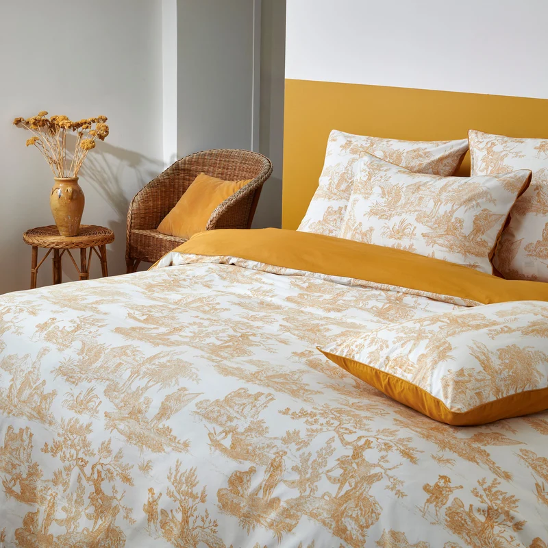 Housse de couette Rêve en Or - Percale de coton