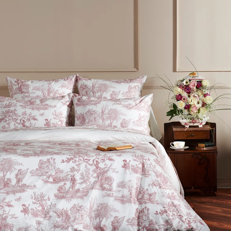 Housse de couette Tendresse - Percale de coton