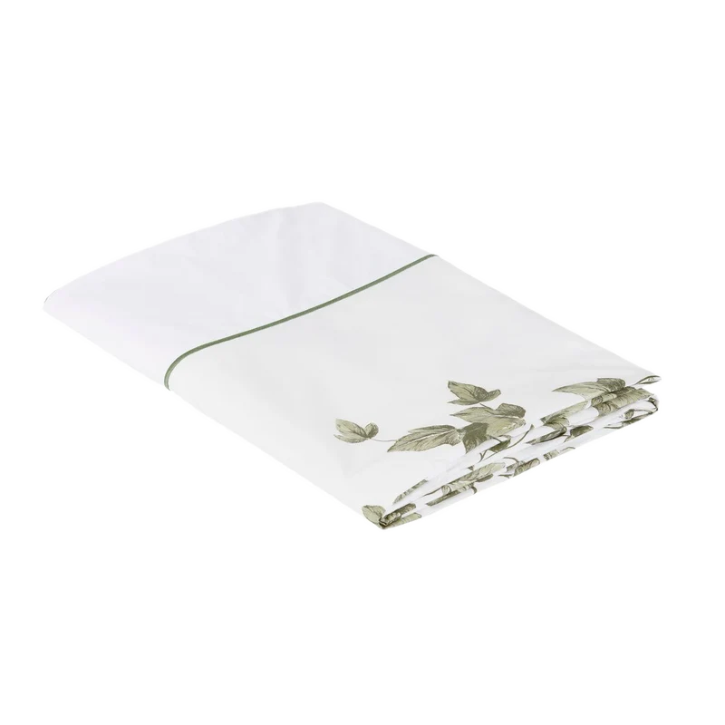 Drap plat Lierre - Percale de coton