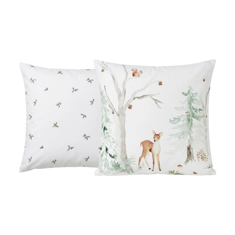 Taie d'oreiller Faon - Percale de coton
