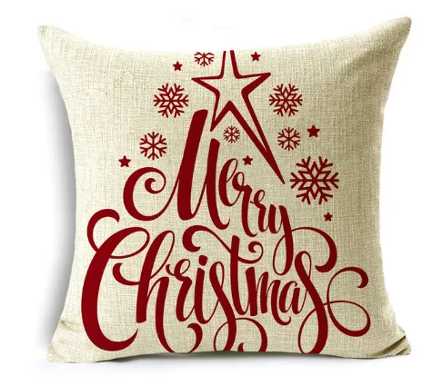 Housse de coussin 40x40 Merry Christmas