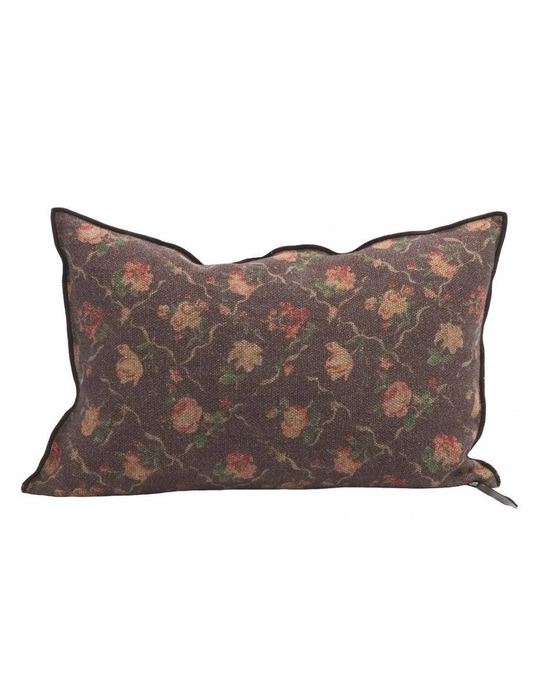 Coussin Vice Versa Lin Wabi-Sabi Jardin Secret Chianti