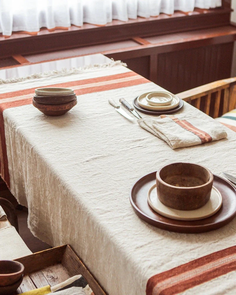 Nappe The Belgian Table Throw, Fisherman