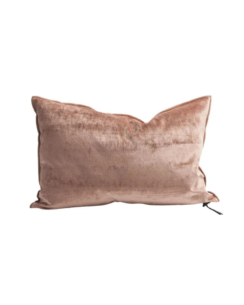 Coussin Vice Versa en Velours Royal, Cuivre