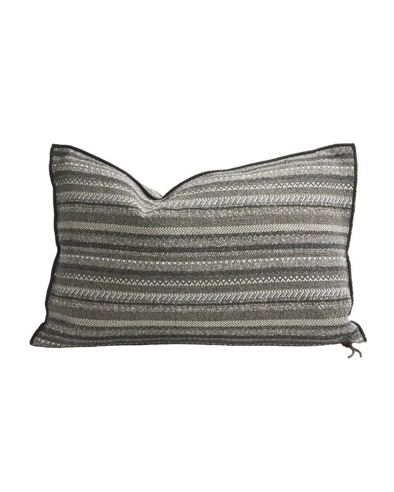 Coussin Vice Versa Toile In & Outdoor Santa Fe, Charbon