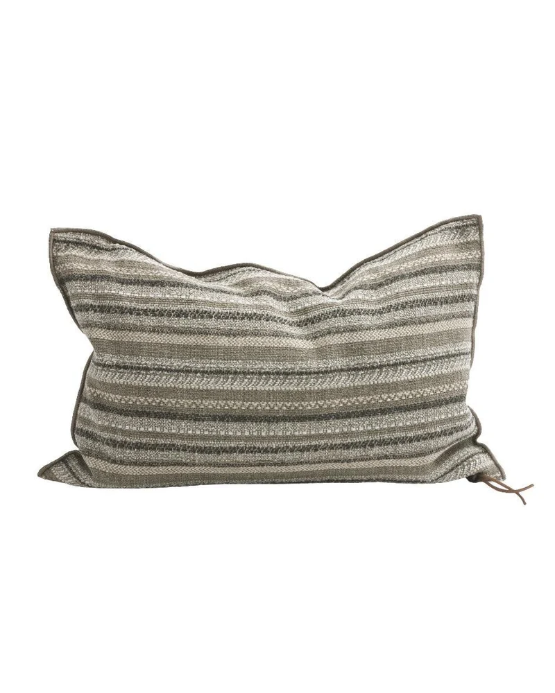 Coussin Vice Versa Toile In & Outdoor Santa Fe, Ecorce